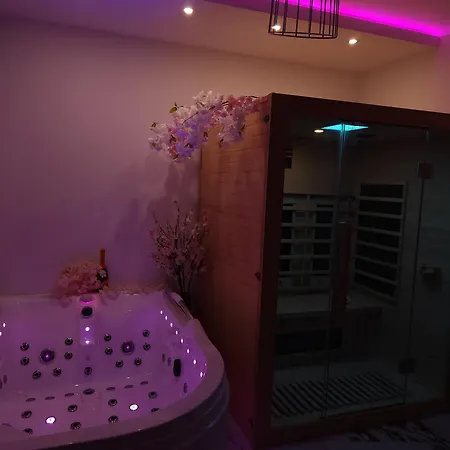 New In Gdansk! Red In The Heart Of - Bdsm - With A Luxury Jacuzzi And Access To A Sauna Apartment
